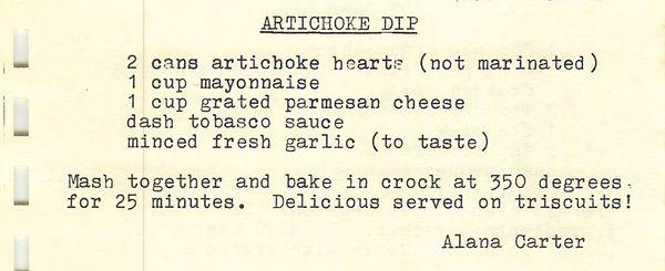 Artichoke Dip