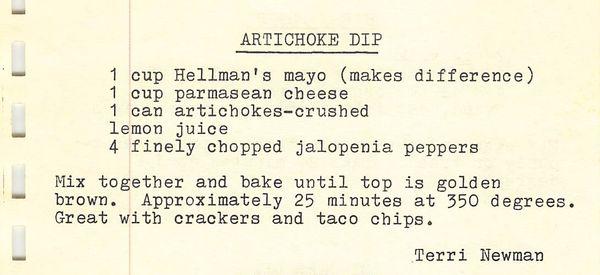 Artichoke Dip